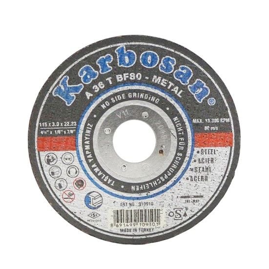 KARBOSAN METAL KESİCİ TAŞ 115MM