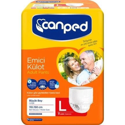 CANPED EMİCİ KÜLOT BÜYÜK 8 Lİ
