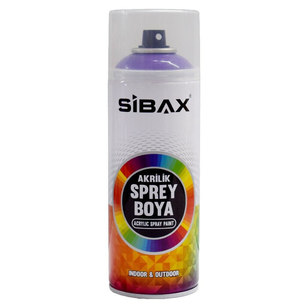 SİBAX AKRİLİK SPREY BOYA 400ML MOR RAL4005