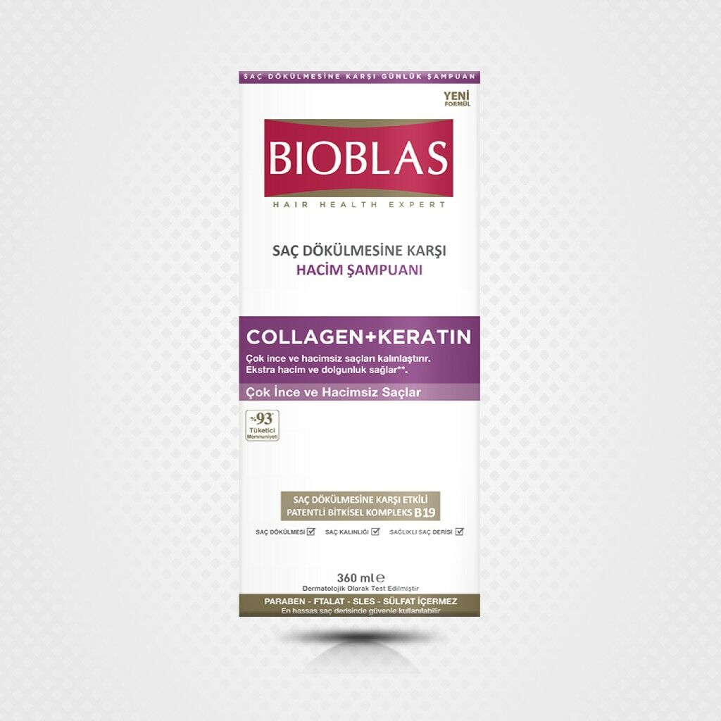 BIOBLAS 360 ML ŞAMP. ÇOK İNCE VE HACİMSİZ SAÇLAR
