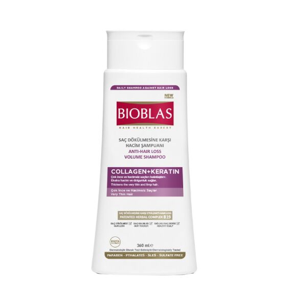 BIOBLAS 360 ML ŞAMP. ÇOK İNCE VE HACİMSİZ SAÇLAR