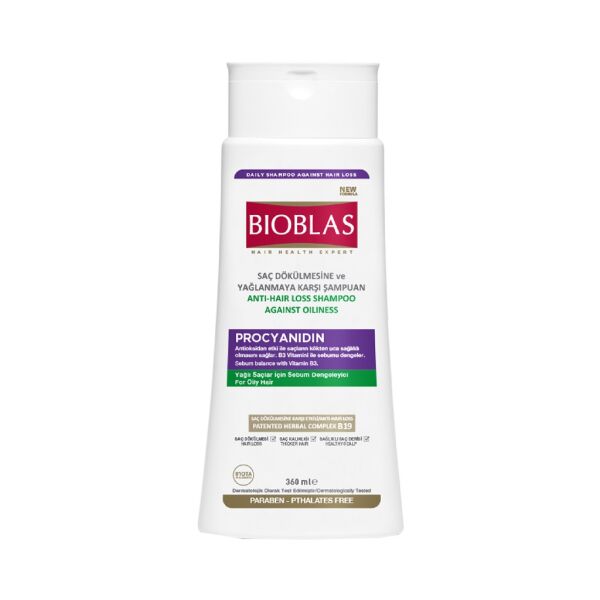 BIOBLAS 360 ML ŞAMP. SAÇ DÖKÜLMESİNE VE YAĞLANMAYA KARŞI