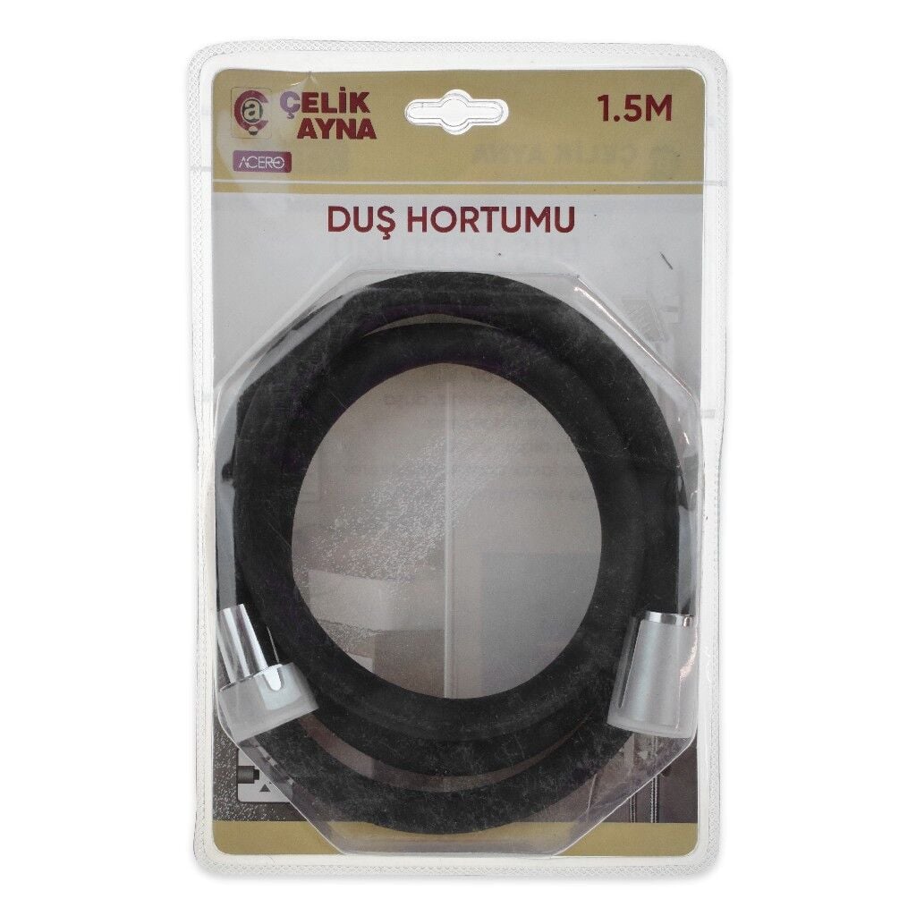 ÇLK PREMİUM SİLİKON DUŞ HORTUMU SİYAH 30200