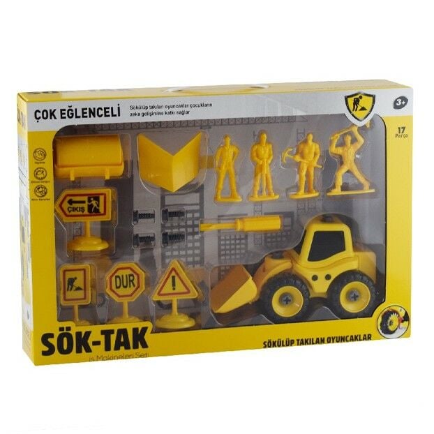 CNM SÖK TAK DOZER OYUN SETİ 17 PARÇA CNM14