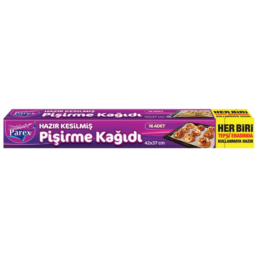 PAREX HAZIR KESİLMİŞ PİŞİRME KAĞIDI 16 LI