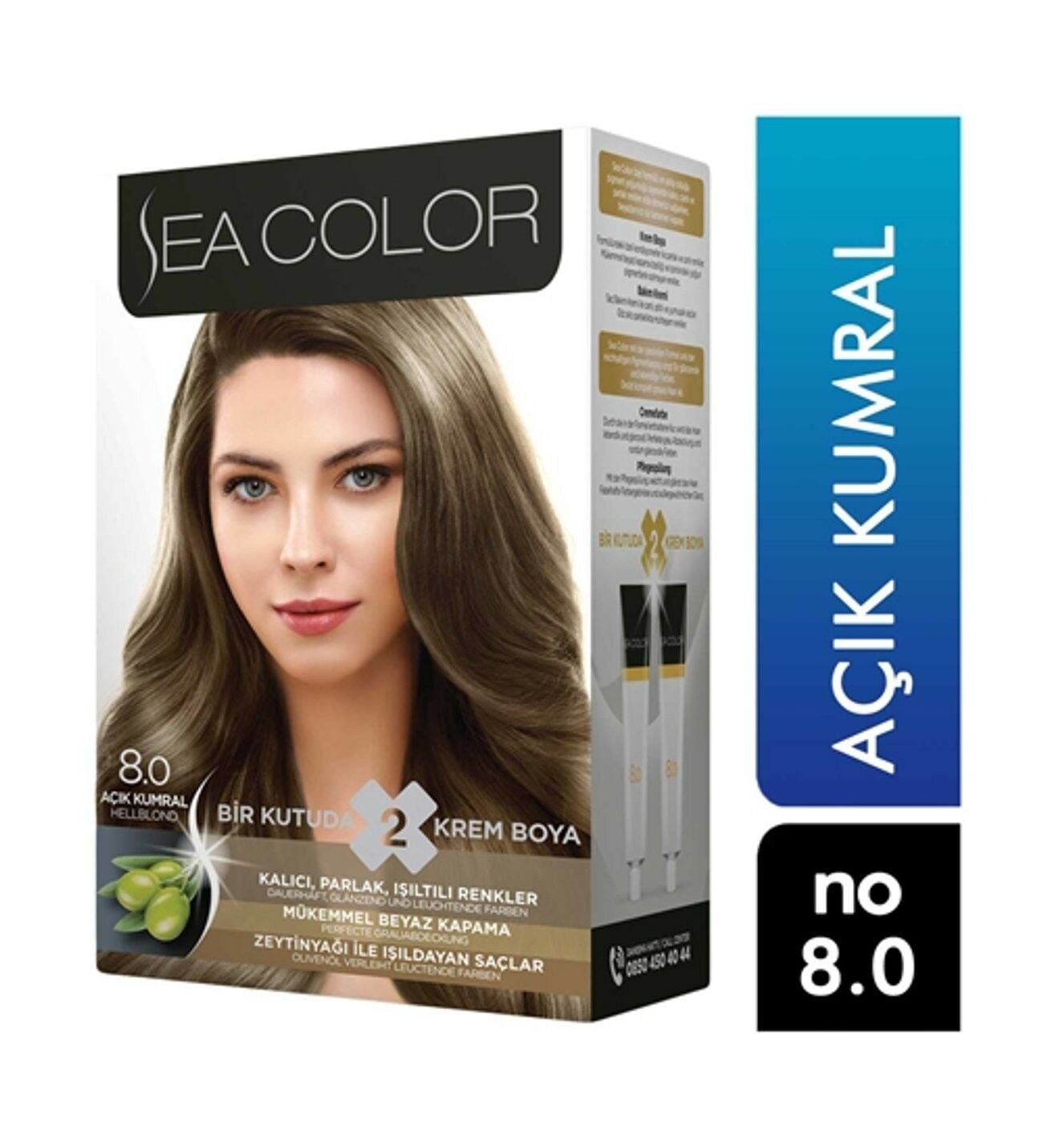 SEA COLOR SET BOYA 8.0 AÇIK KUMRAL