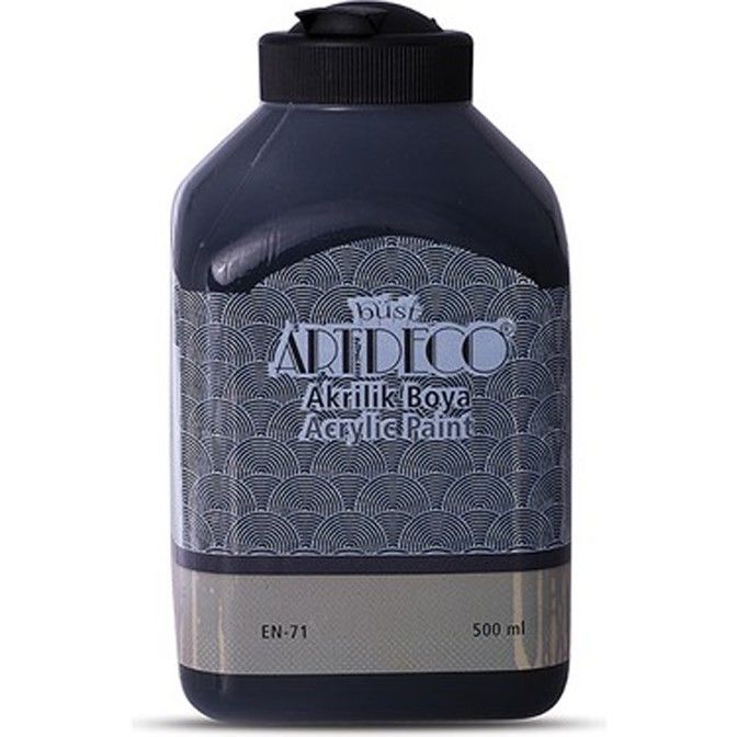 ARTDECO AKRİLİK BOYA 500 ML SİYAH 3618