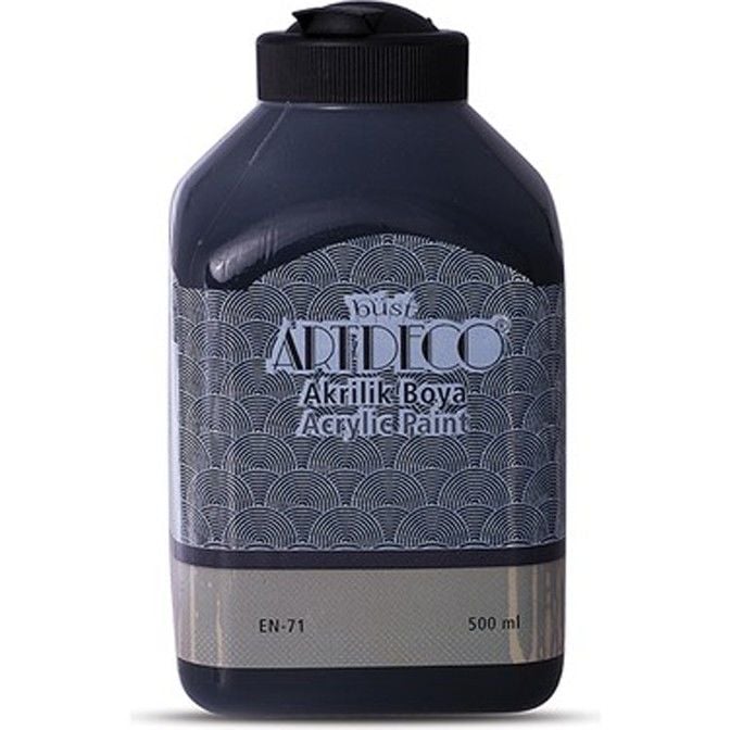 ARTDECO AKRİLİK BOYA 500 ML SİYAH 3618