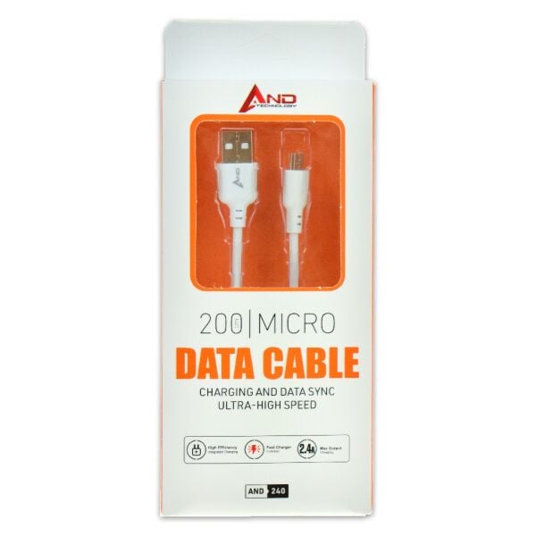AND MİCRO DATA KABLO 2 MT 2.4A AND-240