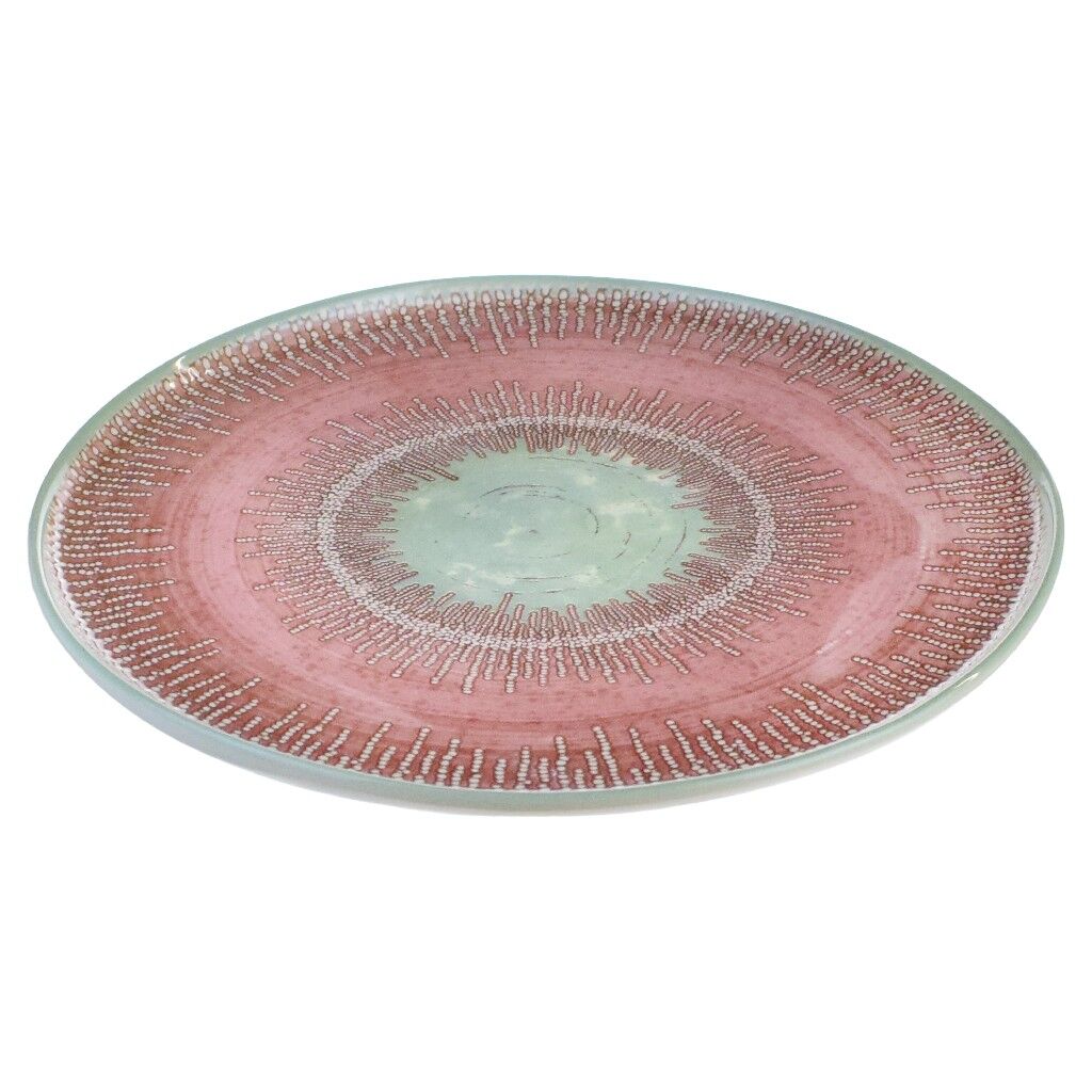 KERAMİKA EPHESUS REAKTİF PEMPE SERVİS TABAK 28 CM 20961