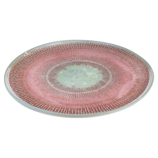 KERAMİKA EPHESUS REAKTİF PEMPE SERVİS TABAK 28 CM 20961