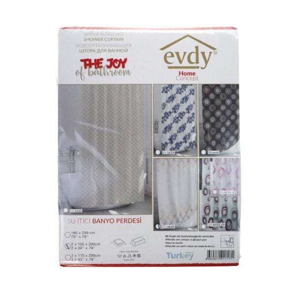 SERMAT EVDY BANYO PERDESİ 100*200CM