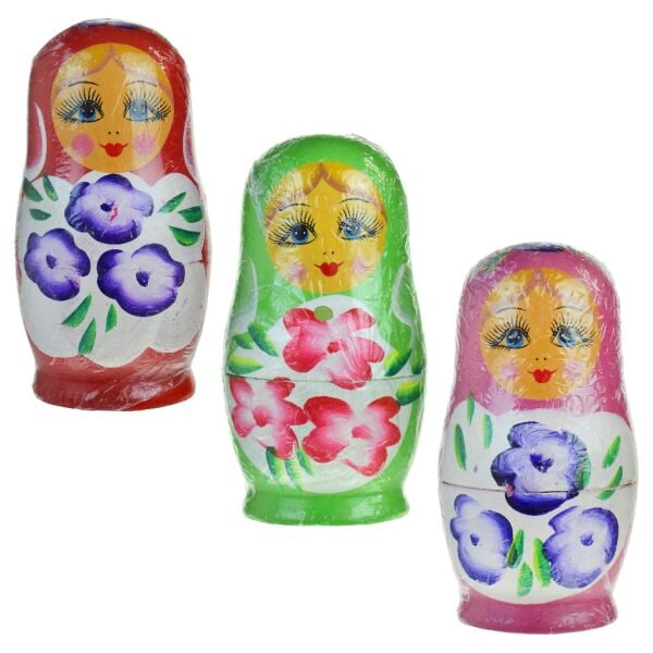 AHŞAP MATRUŞKA 7 Lİ 1424-3