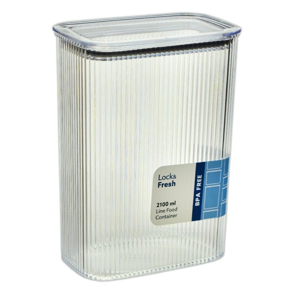 DÜNYA PLS ÇİZGİ DESENLİ FOOD BOX SAKLAMA KABI 2100ML 32003