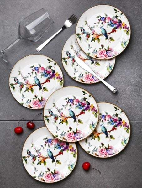 GÖNÜL FLORE 6LI PASTA TABAĞI G4434