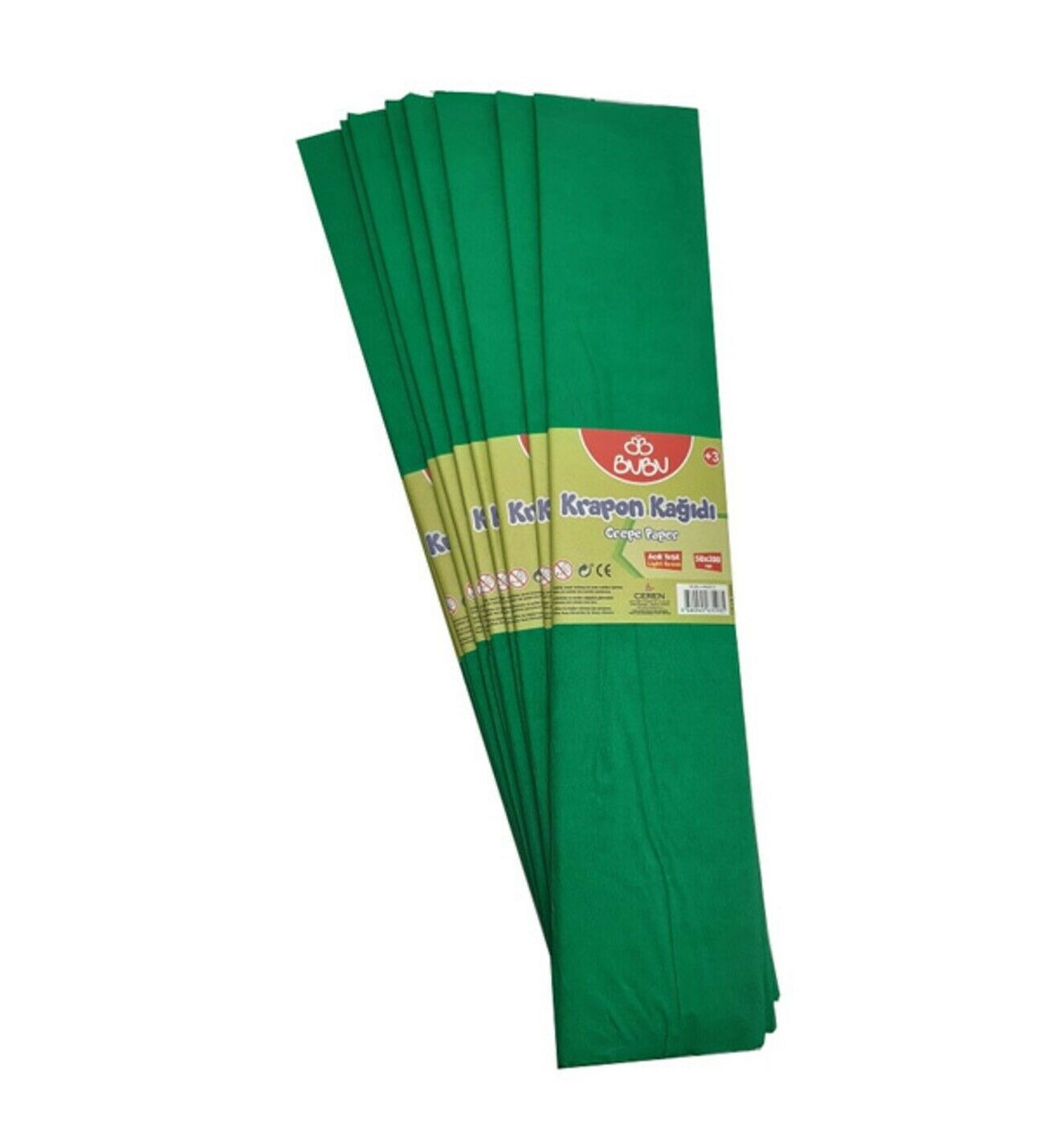 BU-BU KRAPON KAĞIT AÇIK YEŞİL KR0013
