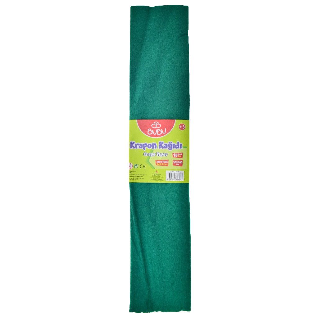 BU-BU KRAPON KAĞIT KOYU YEŞİL KR0014