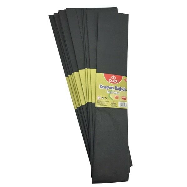 BU-BU KRAPON KAĞIT SİYAH KR008