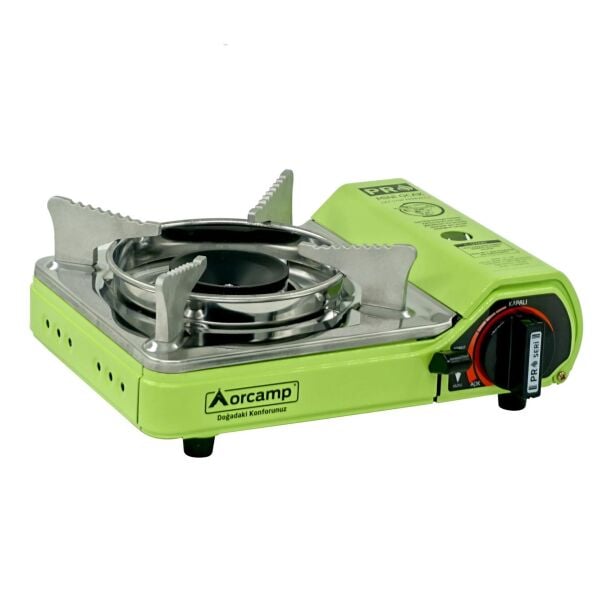 ORCAMP PORTATİF MİNİ OCAK TEKLİ ÇANTALI YEŞİL CK-506