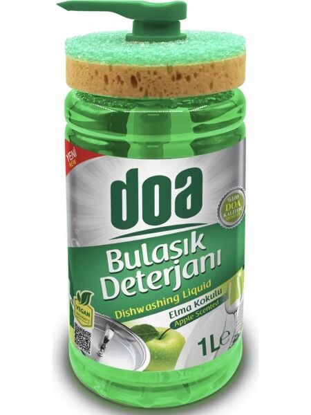 DOA BULAŞIK DETERJANI 1000 ML ELMA SÜNGERLİ