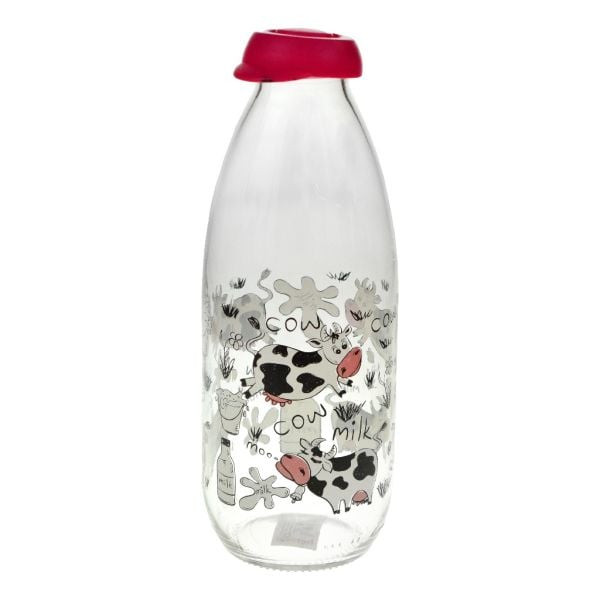 HEREVİN 1 LT İNEK DESENLİ SÜT ŞİŞESİ 111741-013
