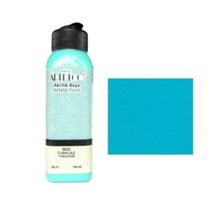 ARTDECO AKRİLİK BOYA 140 ML TURKUAZ 3632