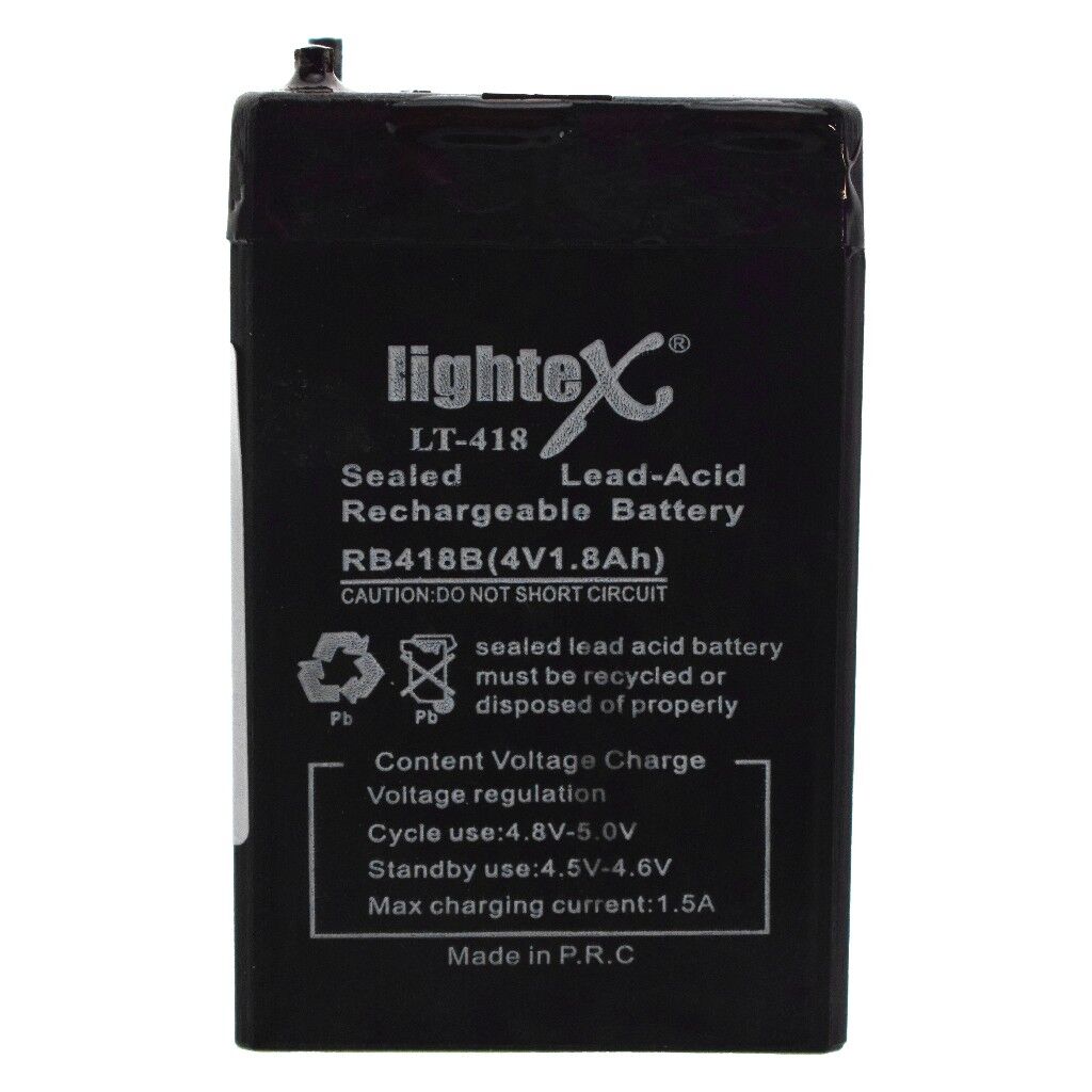 LİGHTEX 4V 1.8AH FENER AKÜSÜ LT-418