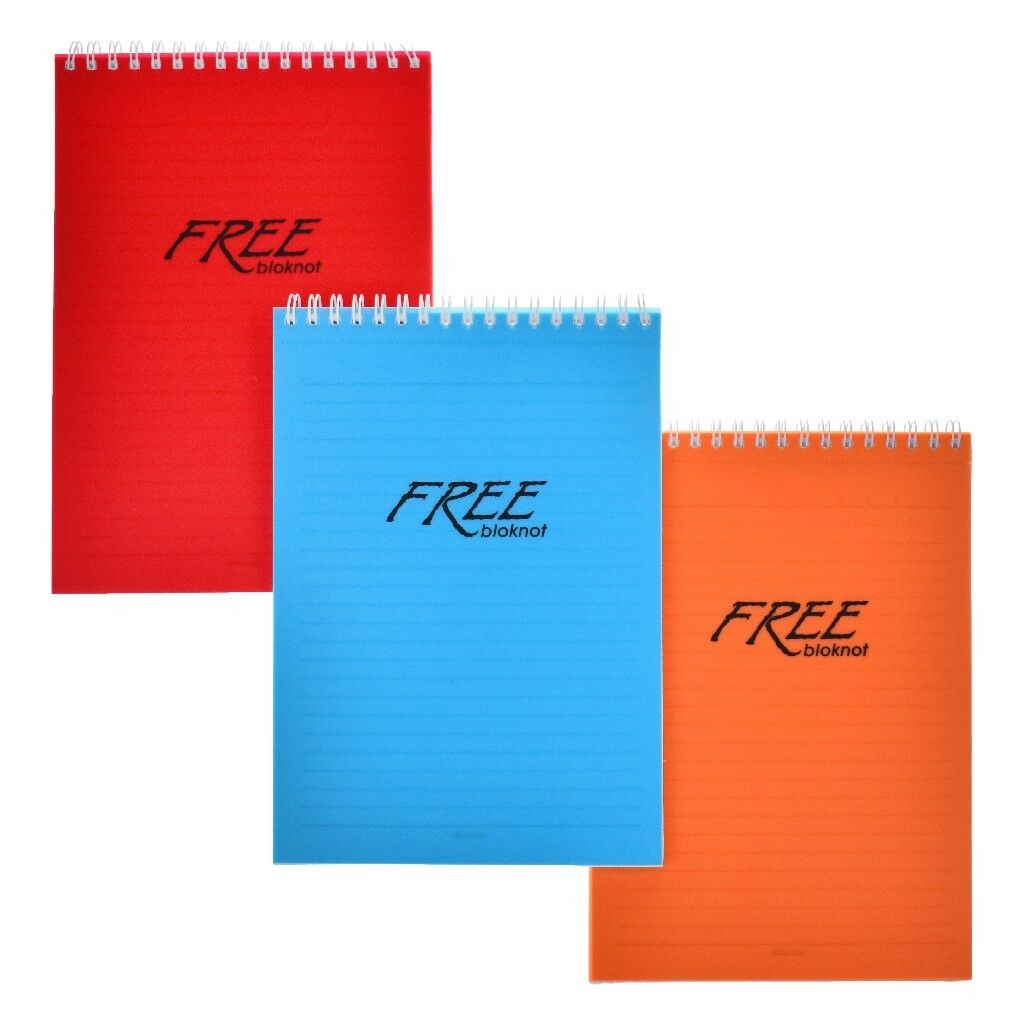 K.COLOR SPİRALLİ A5 80 YP KARE FREE OFFİCE BLOKNOT 145105-99