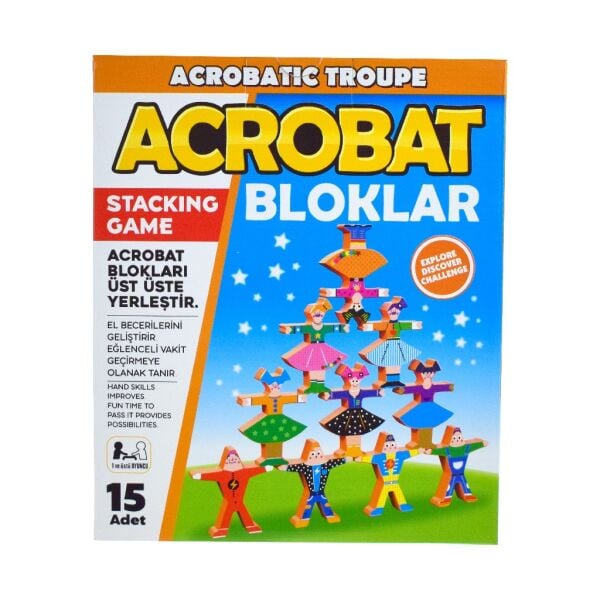 KUTUDA PLASTİK OYUNCAK ACROBAT ADAM ALT3035