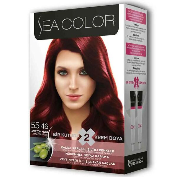 SEA COLOR SET BOYA 55.46 AMAZON KIZILI
