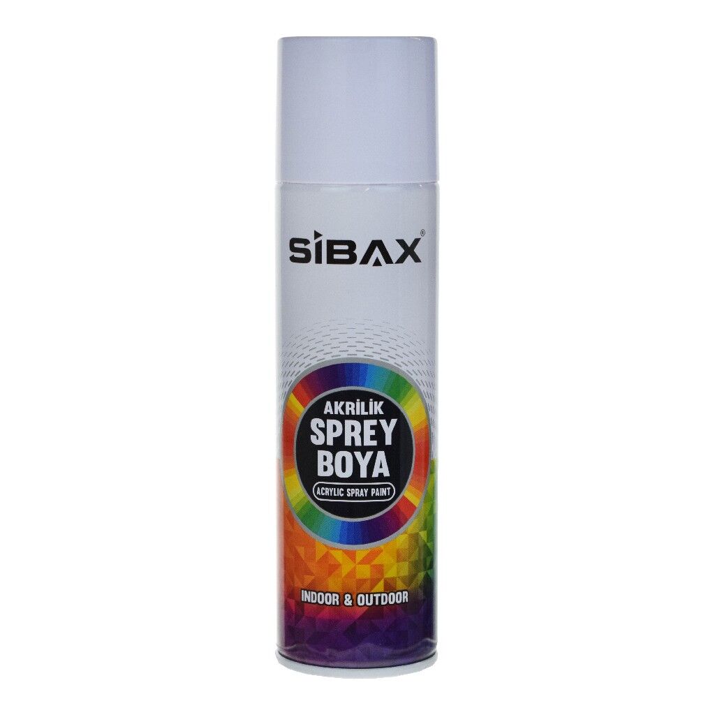 SİBAX AKRİLİK SPREY BOYA 250ML PARLAK VERNİK 0914
