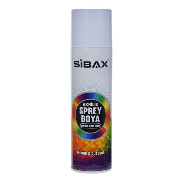 SİBAX AKRİLİK SPREY BOYA 250ML PARLAK VERNİK 0914