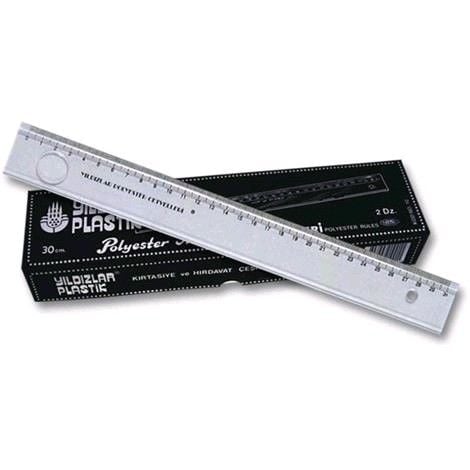 YILDIZLAR MERCEKLİ CETVEL 30 CM  NO:10