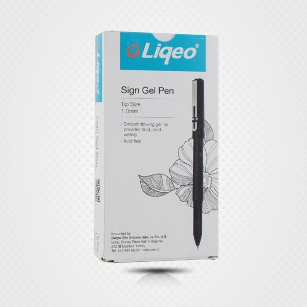 NOKİ LIQEO İMZA KALEMİ SIGN GEL PEN 1.0 MM MAVİ
