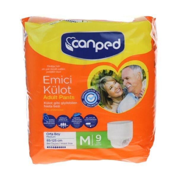 CANPED EMİCİ KÜLOT ORTA 9 LU