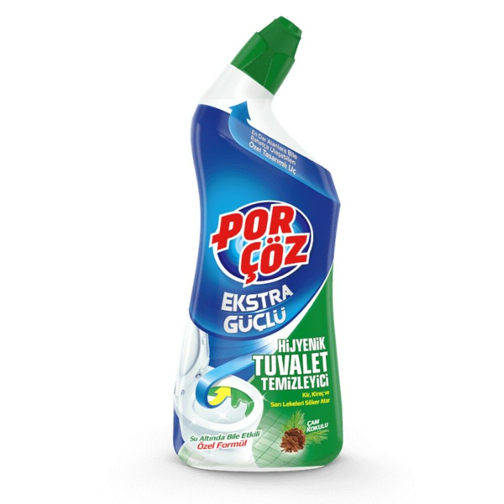 PORÇÖZ 750 ML JEL TUVALET TEMİZLEYİCİ ÇAM