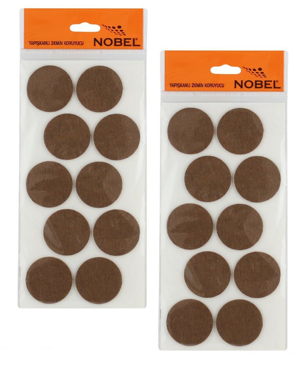 NOBEL YUVARLAK ZEMİN KORUYUCU YAPIŞKAN KEÇE KAHVE 45MM 353014535