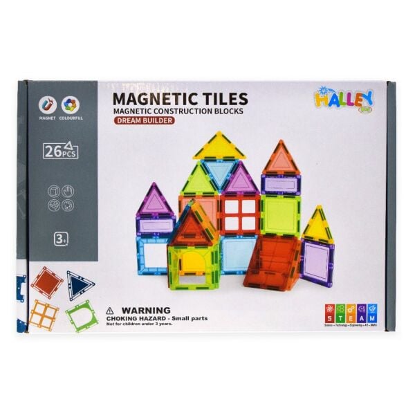 MAGNET STANDART SERİ RENKLİ BLOKLAR 26 PARÇA SH59696