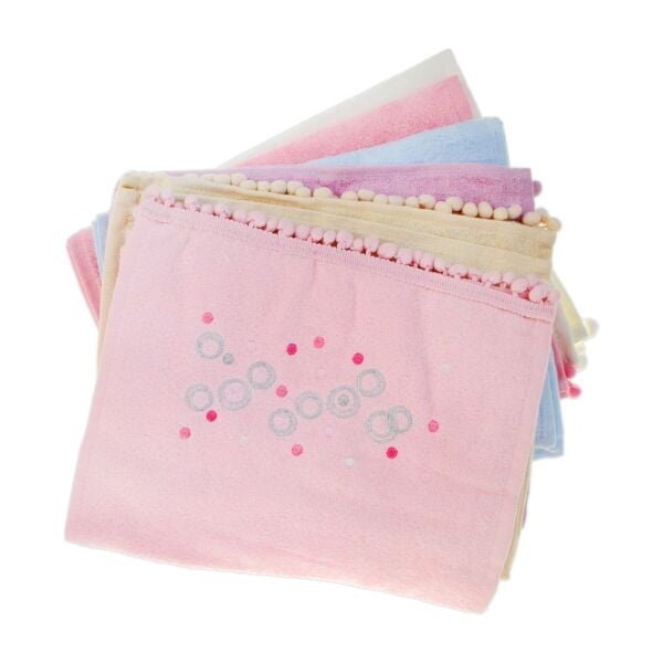 SERMAT PRESTİJ KADİFE PONPONLU 30*50CM HAVLU 12Lİ