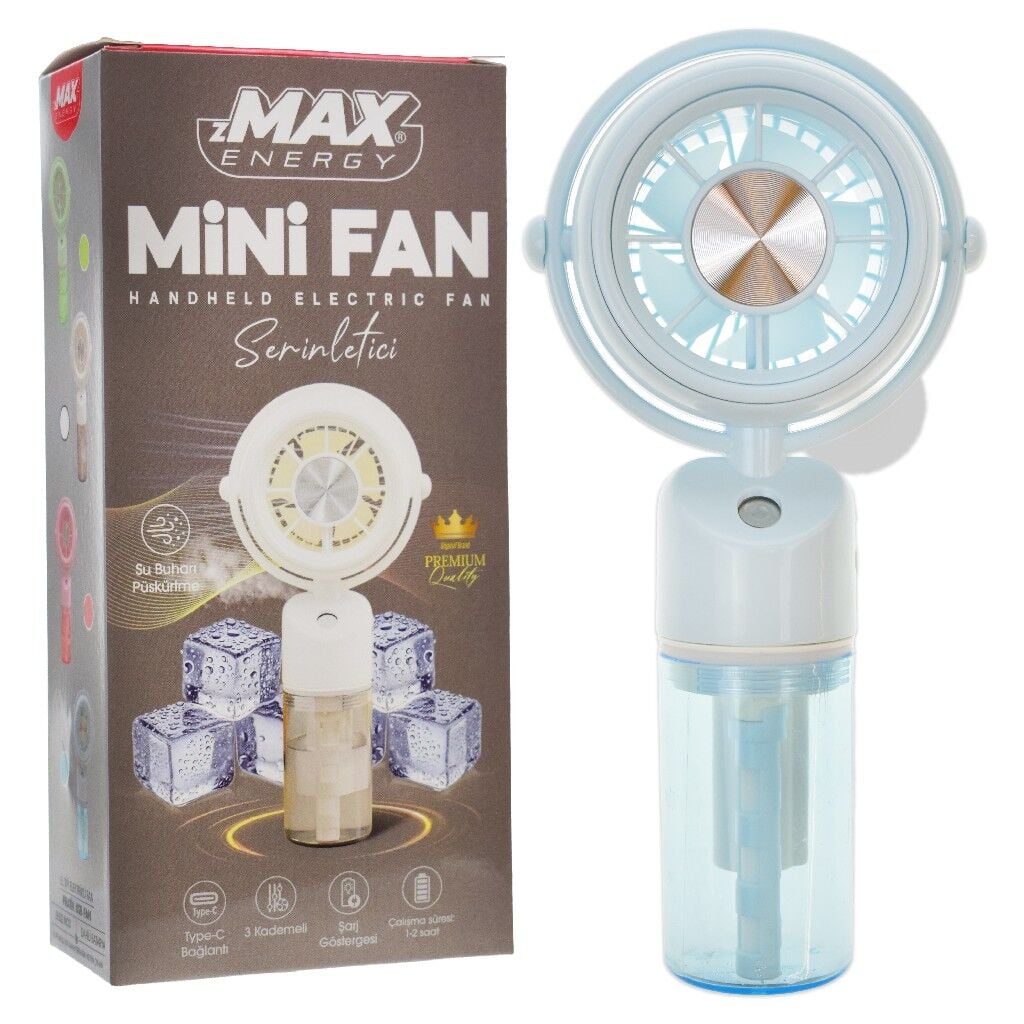 ZMAX ENERGY MİNİ EL FANI MAX-7803