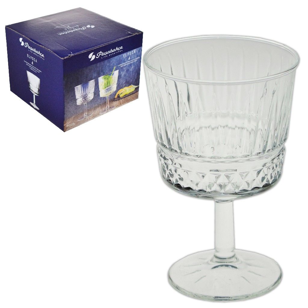 440455 ELYSIA AYAKLI MEŞRUBAT BARDAĞI 4 LÜ