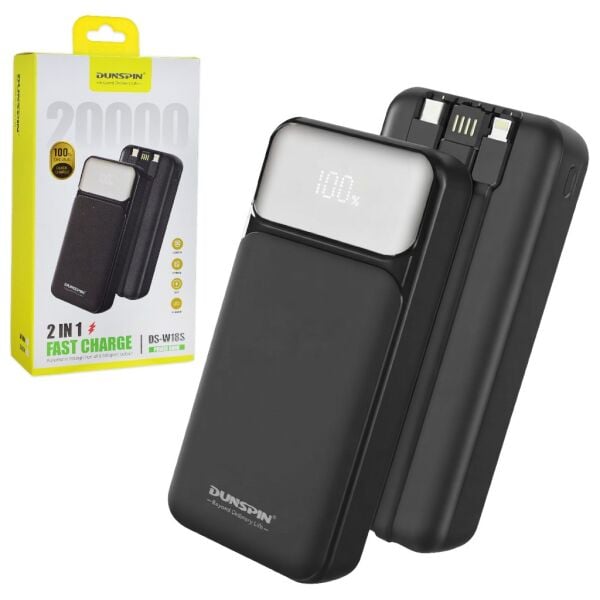 DUNSPIN POWERBANK 20000 MAH DS-W18S