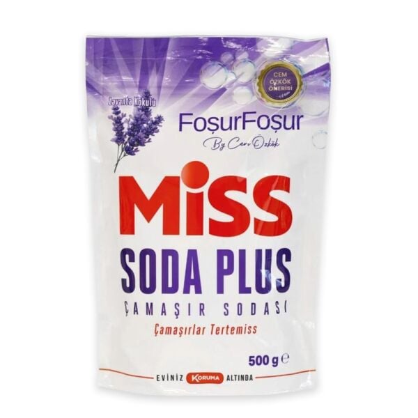MİSS SODA PLUS 500 GR ÇAMAŞIR SODASI LAVANTA