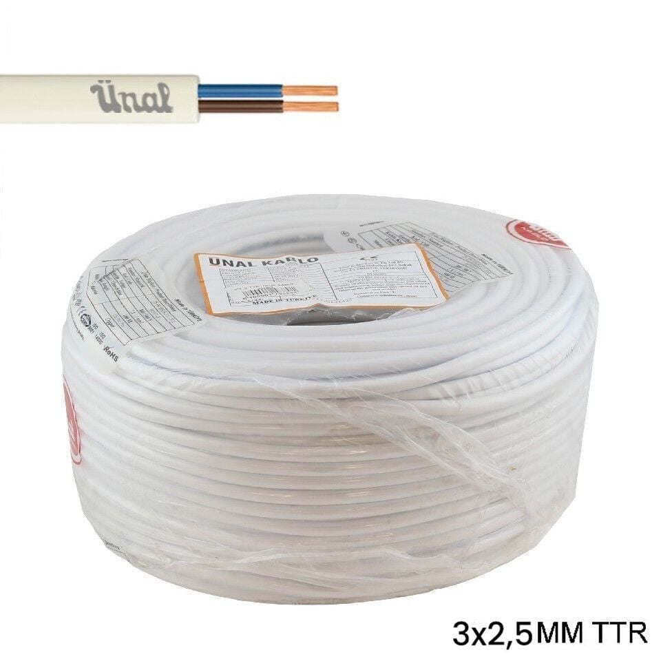 3*2.5 TTR ÜNAL KABLO 100MT