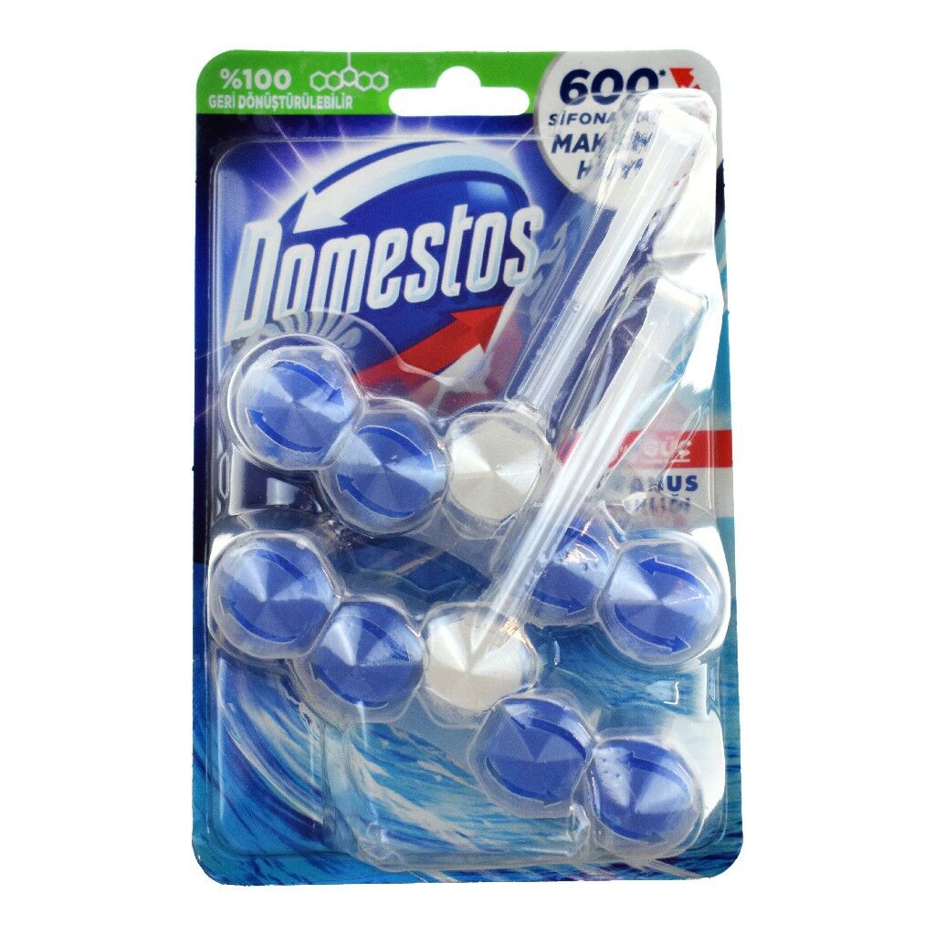 DOMESTOS WC BLOK 5 Lİ GÜÇ İKİLİ OKYANUS FERAHLIĞI 100 GR