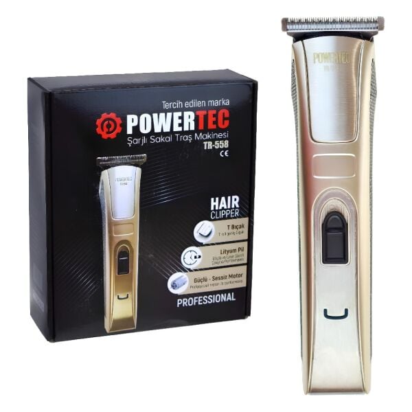 POWERTEC ŞARJLI SAKAL TIRAŞ MAKİNESİ TR-558