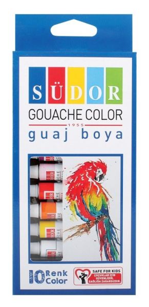 SÜDOR 10 LU GUAJ BOYA SET 9ML SD572