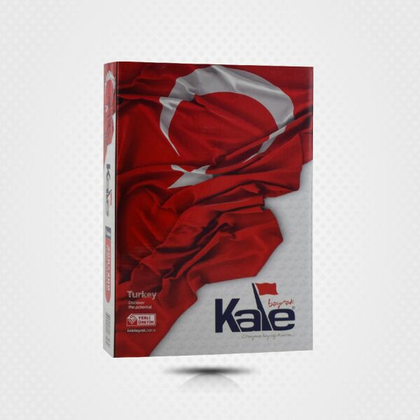 KALE TÜRK BAYRAĞI 40*60 KALE ALPAKA