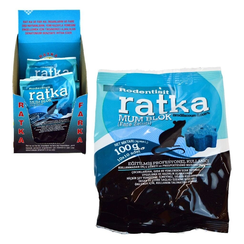 RAT-KA MUM BLOK FARE ZEHİRİ 100 GR