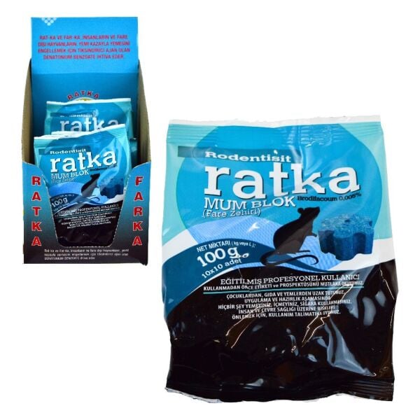 RAT-KA MUM BLOK FARE ZEHİRİ 100 GR